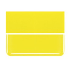 Bullseye Canary Yellow - Opalescent - 3mm - Fusible Glass Sheets