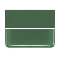 Bullseye Dark Forest Green - Opalescent - 3mm - Fusible Glass Sheets