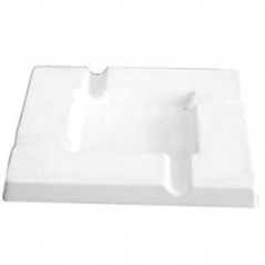 Ashtray - Square - 20.8x20.8x2.1cm - Base: 10.7x10.7cm - Fusing Mould