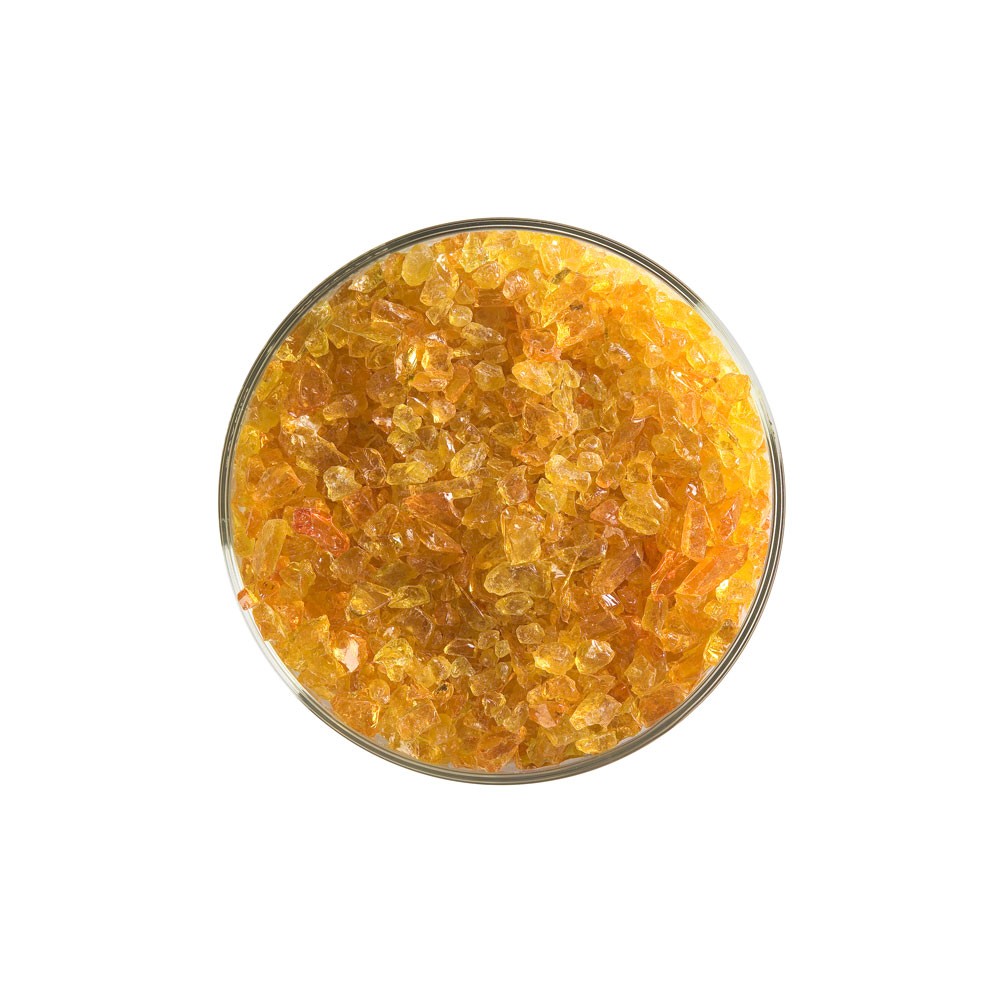 Bullseye Frit - Orange - Coarse - 2.25kg - Transparent