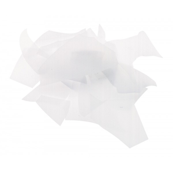 Bullseye Confetti - White - 50g - Opalescent