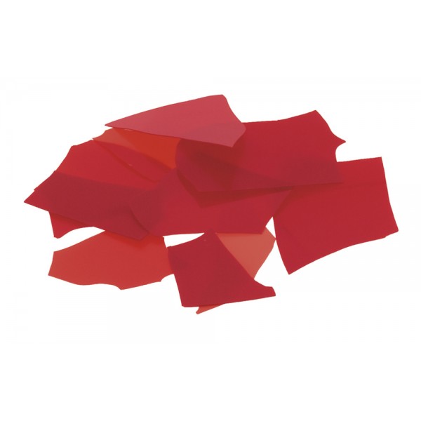 Bullseye Confetti - Red - 50g - Opalescent