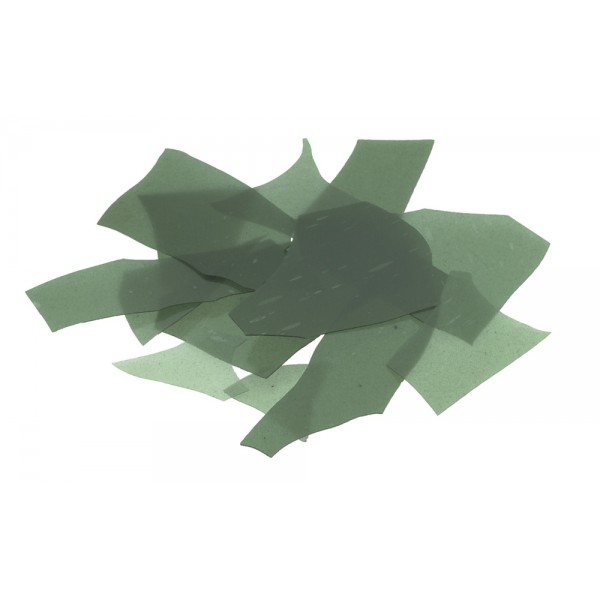 Bullseye Confetti - Aventurine Green - 50g - Transparent