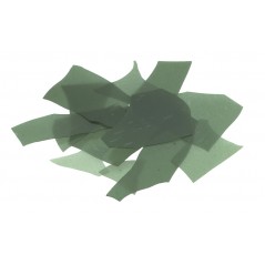 Bullseye Confetti - Aventurine Green - 50g - Transparent