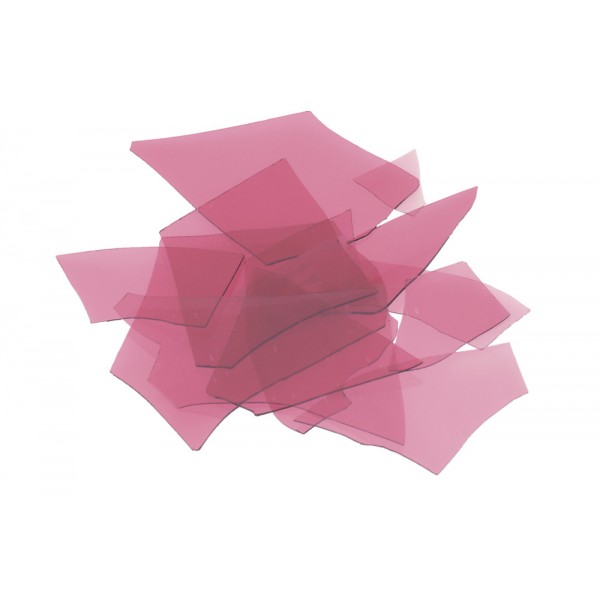 Bullseye Confetti - Cranberry Pink - 50g - Transparent