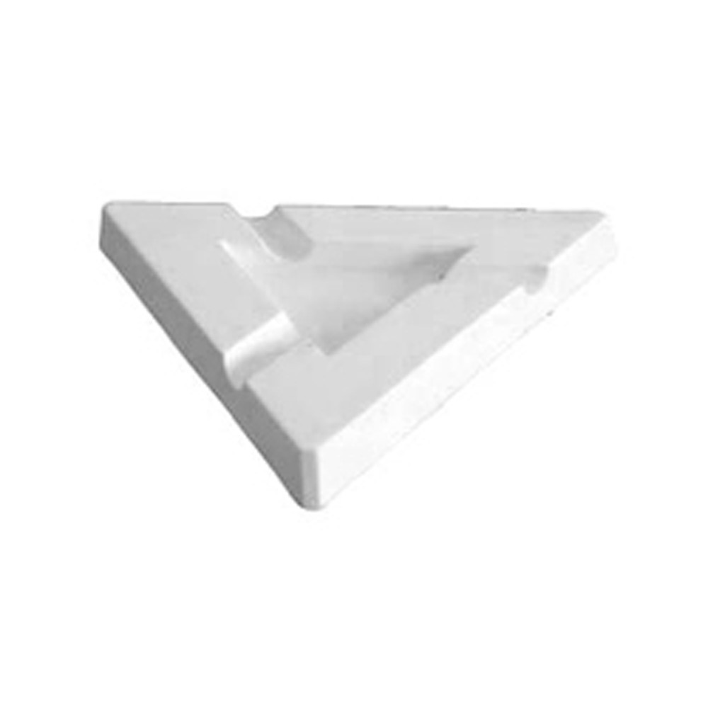 Ashtray - Triangular - 22.5x22.5x2.5cm - Base: 10.5x10.5cm - Fusing Mould