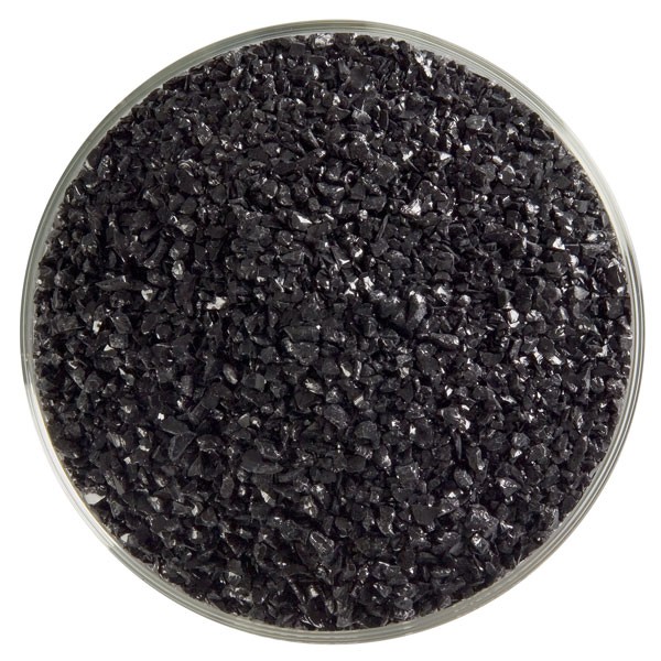 Bullseye Frit - Black - Medium - 450g - Opalescent