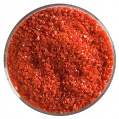 Bullseye Frit - Red Opal - Medium - 450g - Opalescent