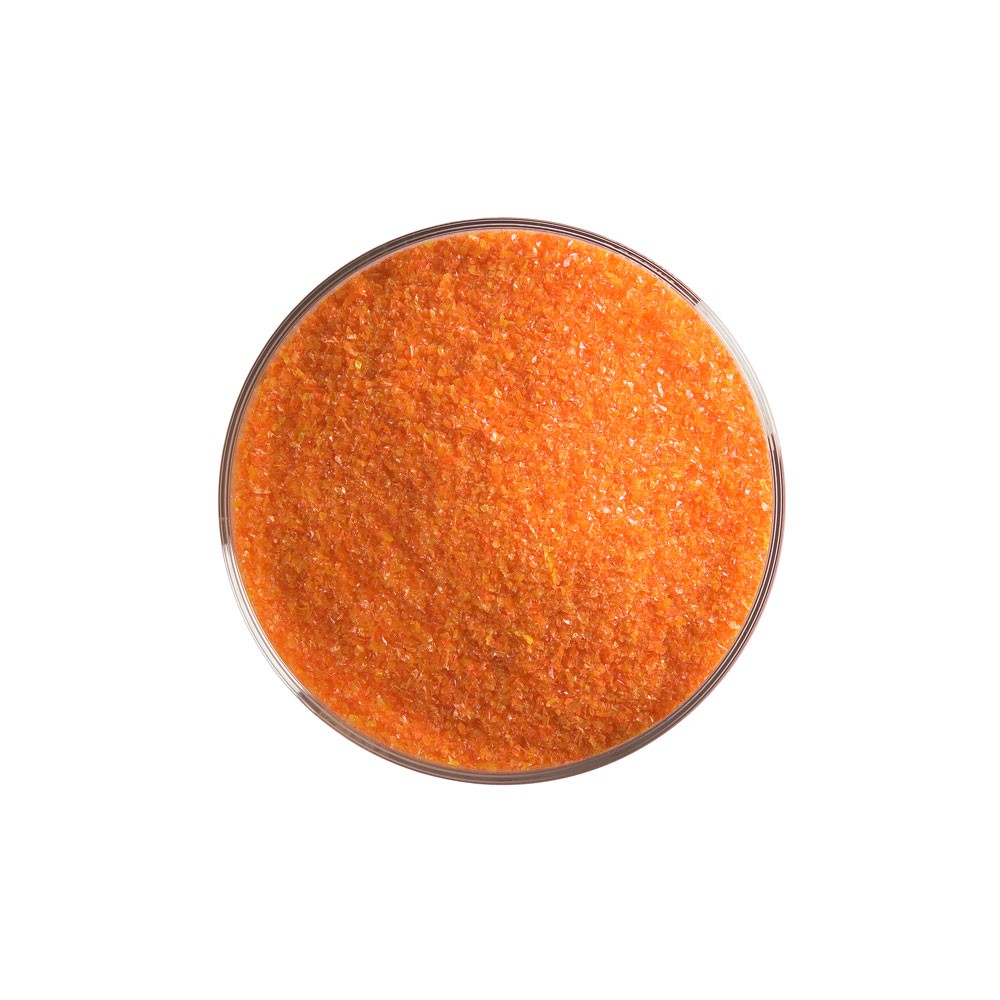 Bullseye Frit - Orange - Fine - 450g - Opalescent