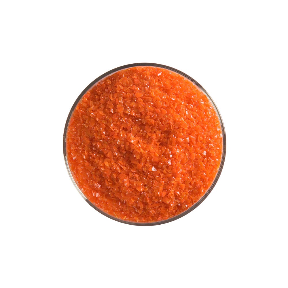 Bullseye Frit - Orange - Medium - 450g - Opalescent