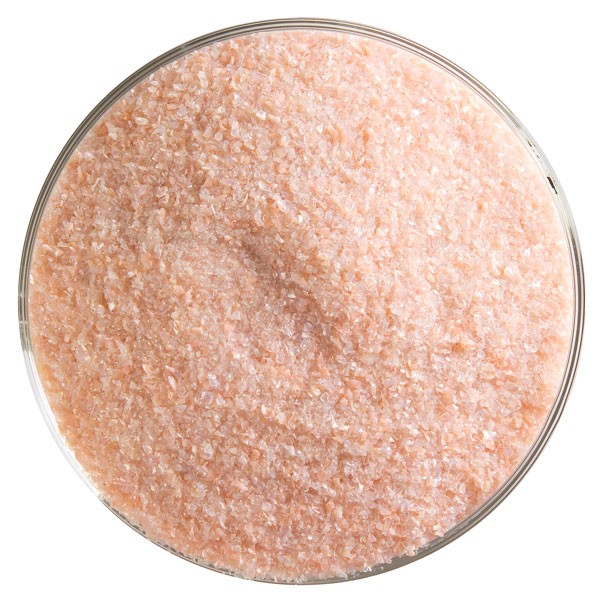 Bullseye Frit - Salmon Pink - Fine - 450g - Opalescent