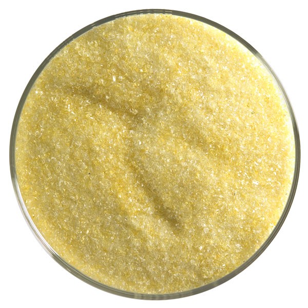 Bullseye Frit - Yellow - Fine - 450g - Transparent