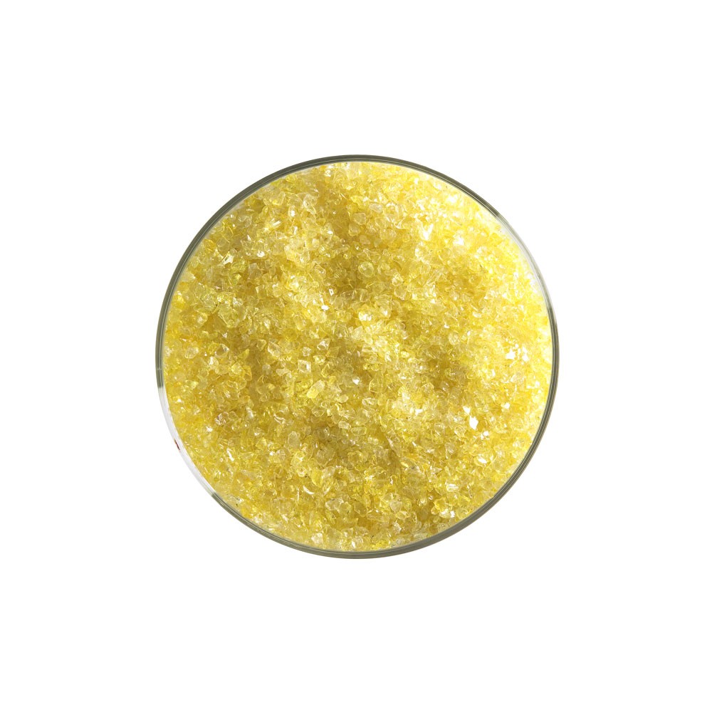 Bullseye Frit - Yellow - Medium - 450g - Transparent