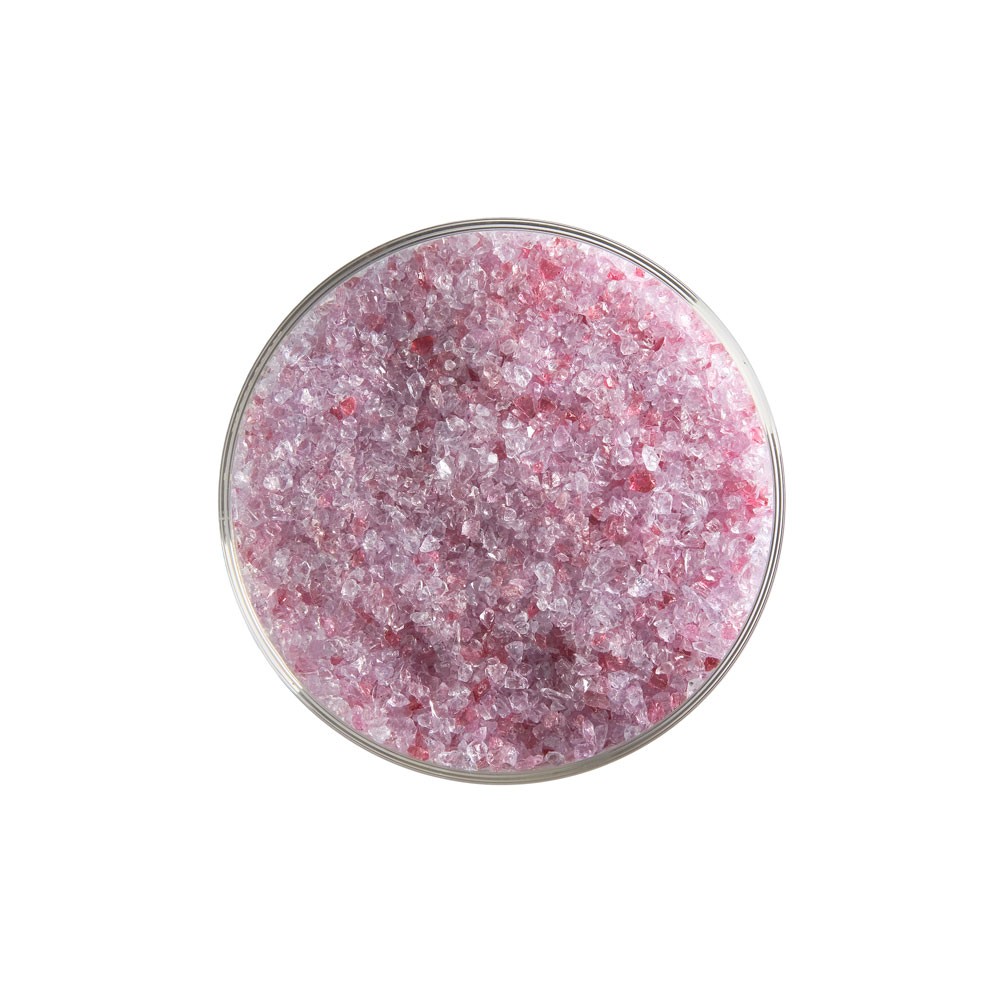 Bullseye Frit - Cranberry Pink - Medium - 450g - Transparent