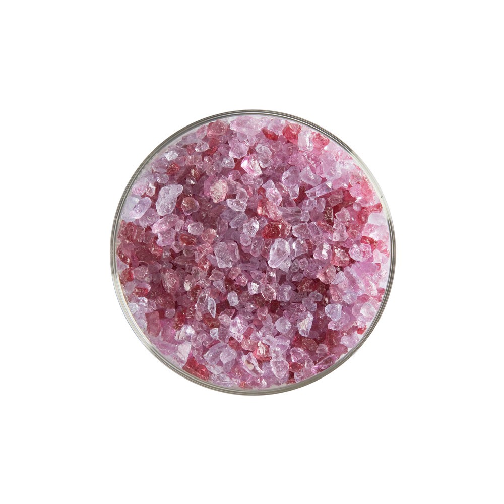 Bullseye Frit - Cranberry Pink - Coarse - 450g - Transparent