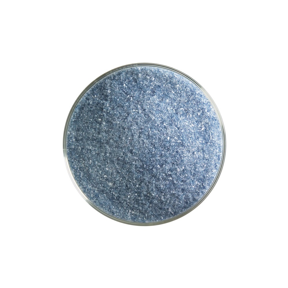 Bullseye Frit - Steel Blue - Fine - 450g - Transparent