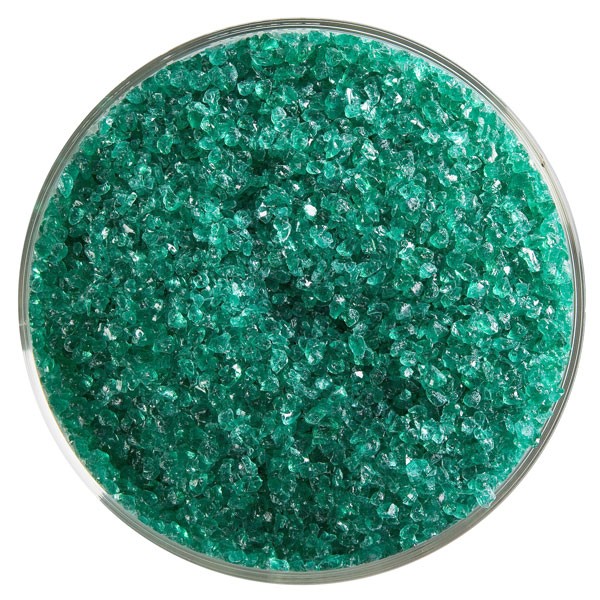 Bullseye Frit - Emerald Green - Medium - 450g - Transparent