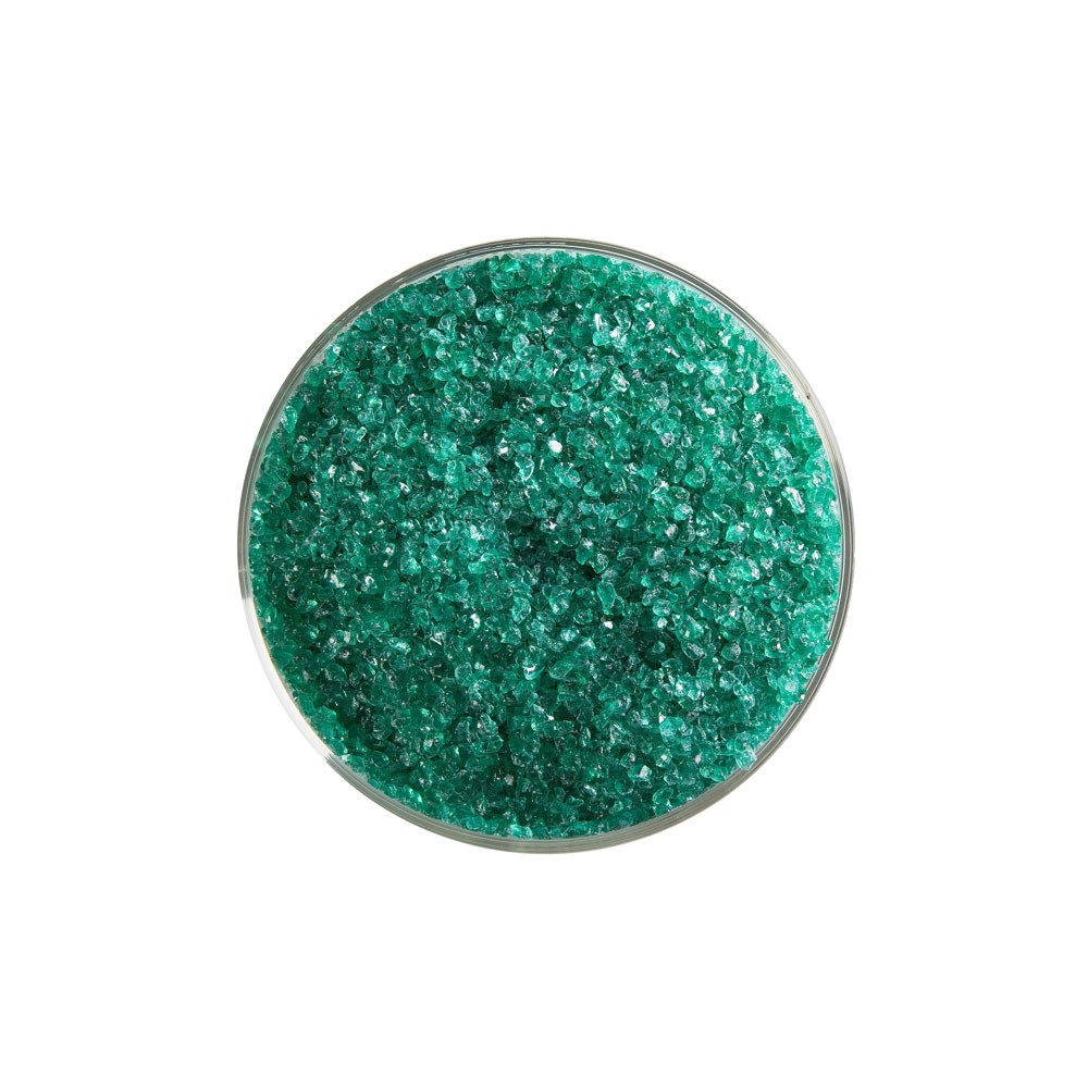 Bullseye Frit - Emerald Green - Medium - 450g - Transparent