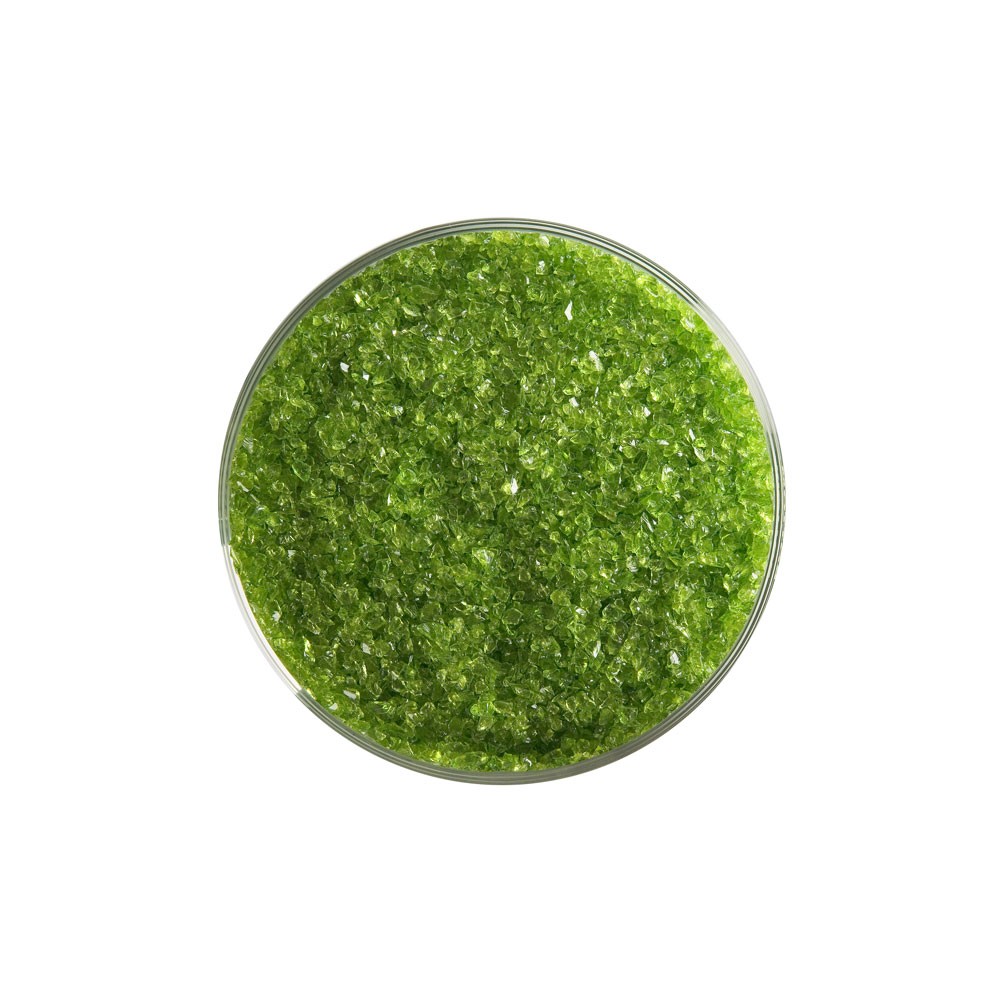 Bullseye Frit - Spring Green - Medium - 450g - Transparent