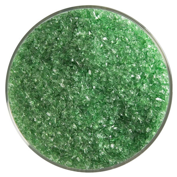 Bullseye Frit - Light Green - Medium - 450g - Transparent