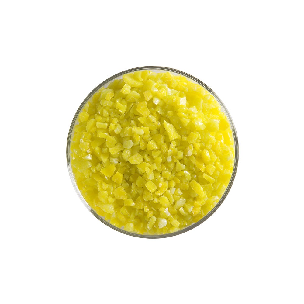 Bullseye Frit - Canary Yellow - Coarse - 450g - Opalescent