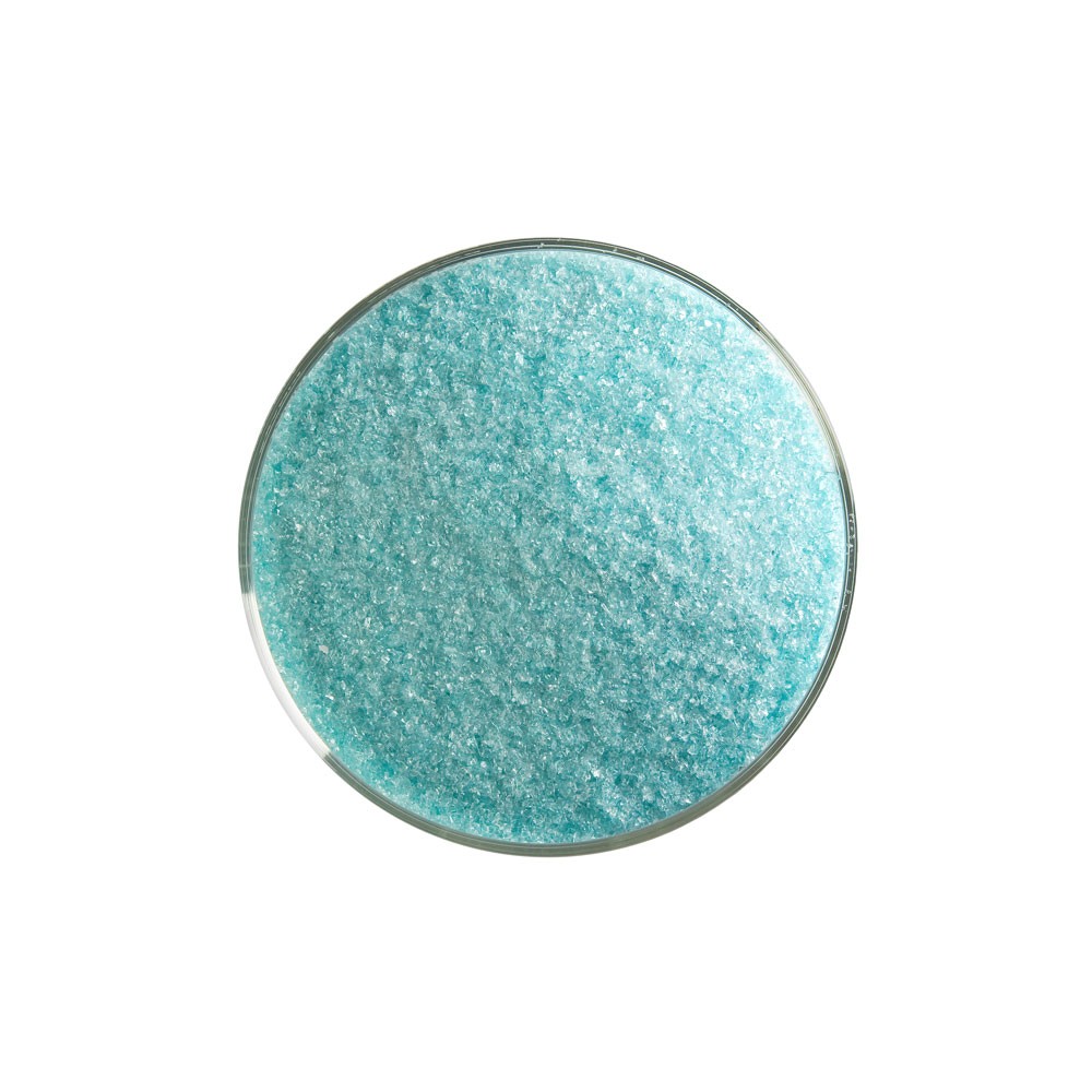 Bullseye Frit - Light Aquamarine Blue - Fine - 450g - Transparent