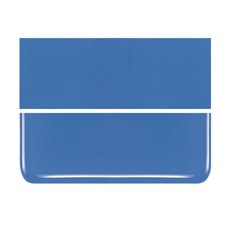 Bullseye Egyptian Blue - Opalescent - 2mm - Thin Rolled - Fusible Glass Sheets