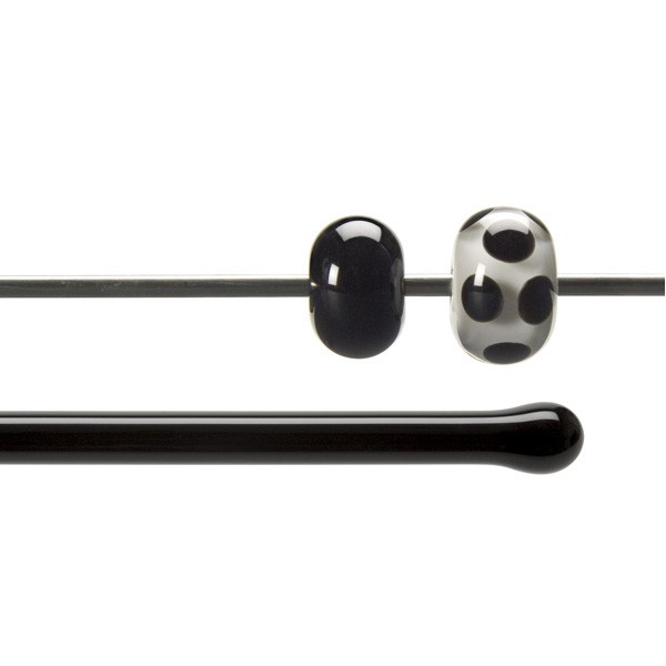 Bullseye Rods - Black - 4-6mm - Opalescent