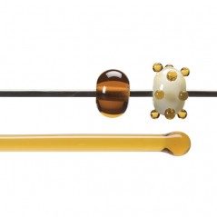 Bullseye Rods - Medium Amber - 4-6mm - Transparent