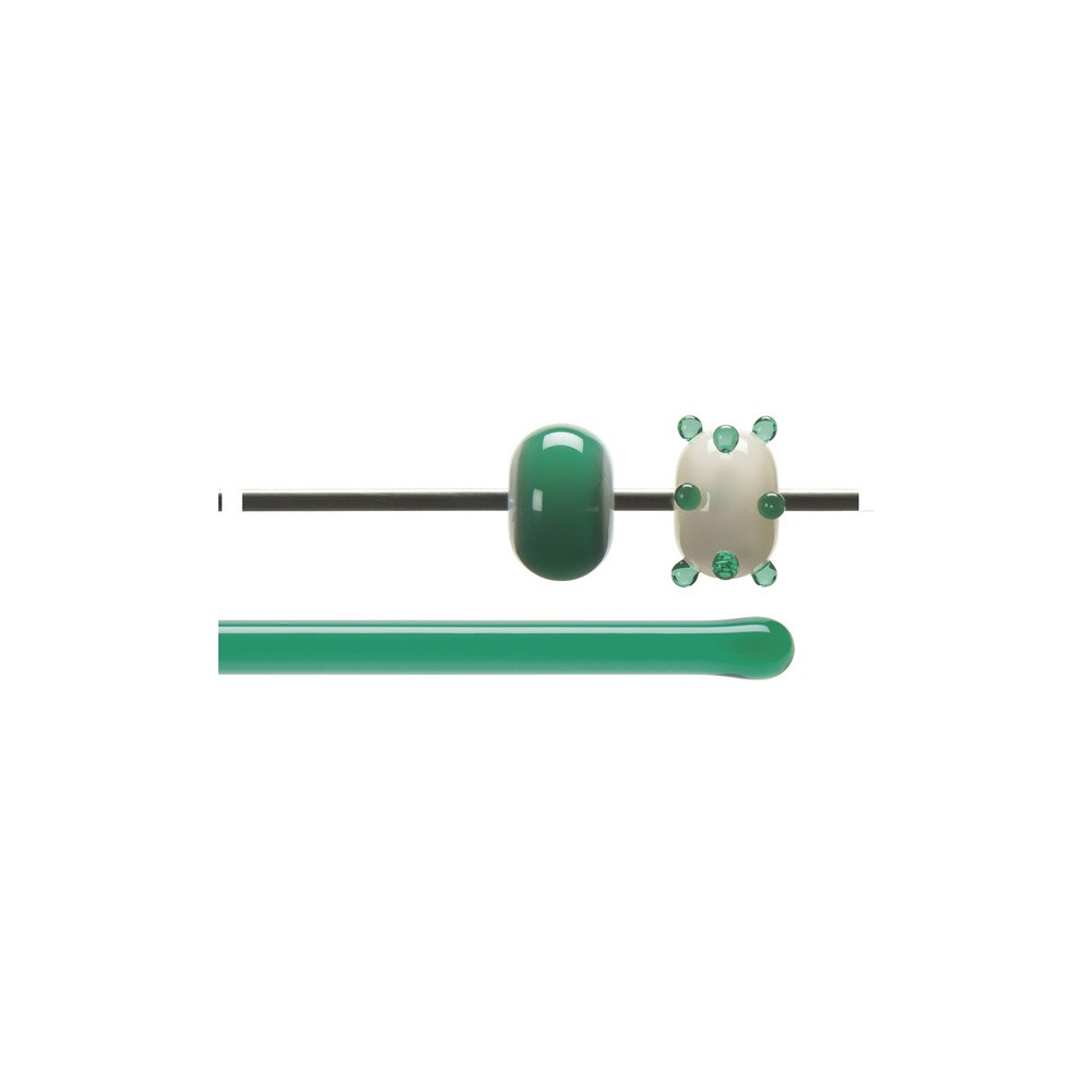 Bullseye Rods - Emerald Green - 4-6mm - Transparent