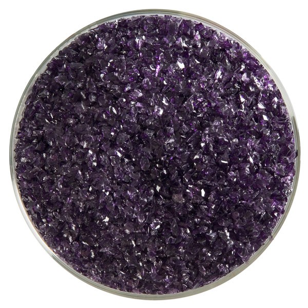Bullseye Frit - Deep Royal Purple - Medium - 450g - Transparent