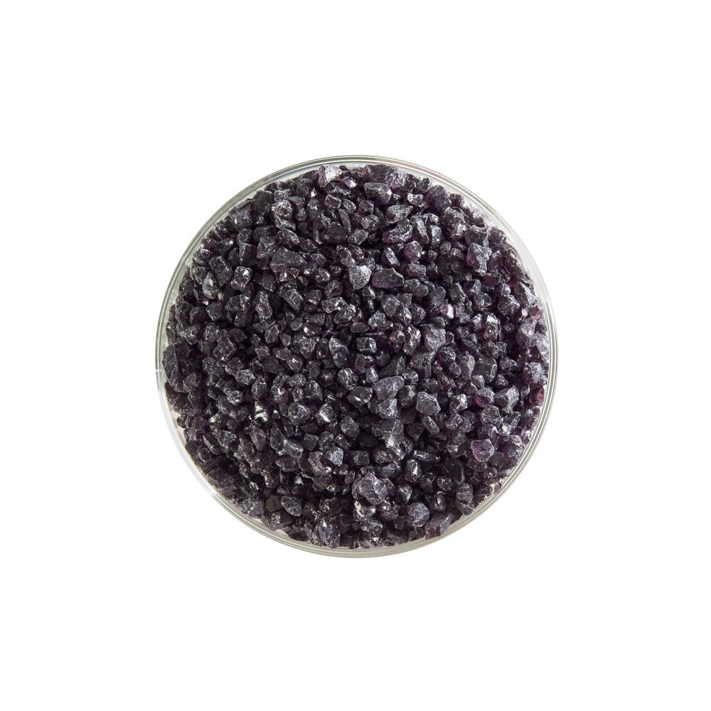 Bullseye Frit - Charcoal Gray - Coarse - 450g - Transparent