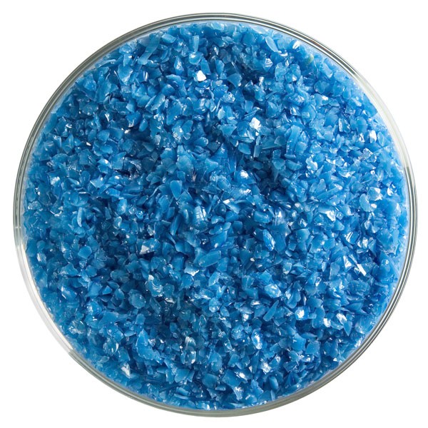 Bullseye Frit - Egyptian Blue - Medium - 450g - Opalescent