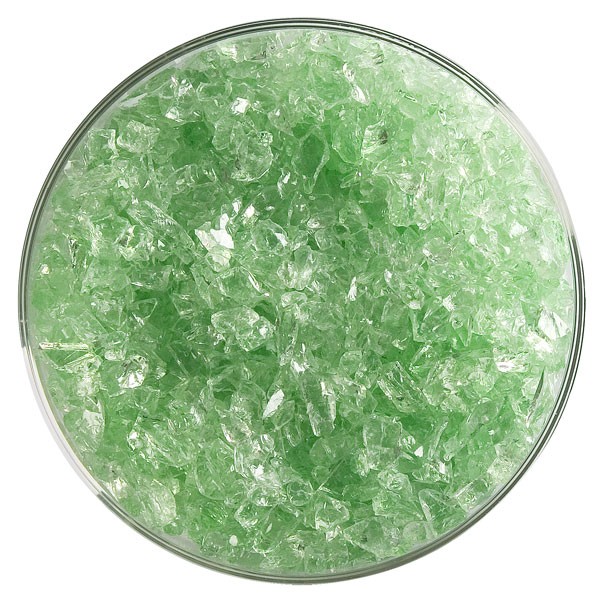 Bullseye Frit - Grass Green Tint - Coarse - 450g - Transparent