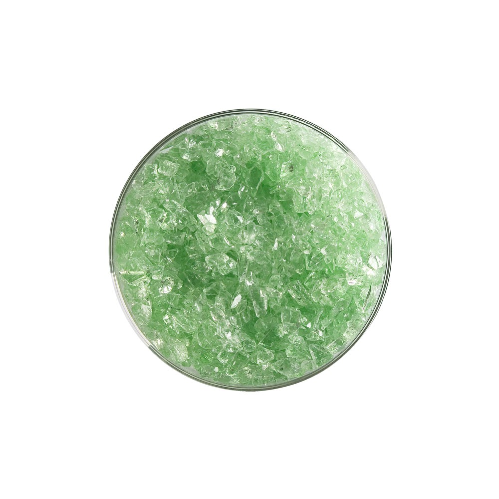 Bullseye Frit - Grass Green Tint - Coarse - 450g - Transparent