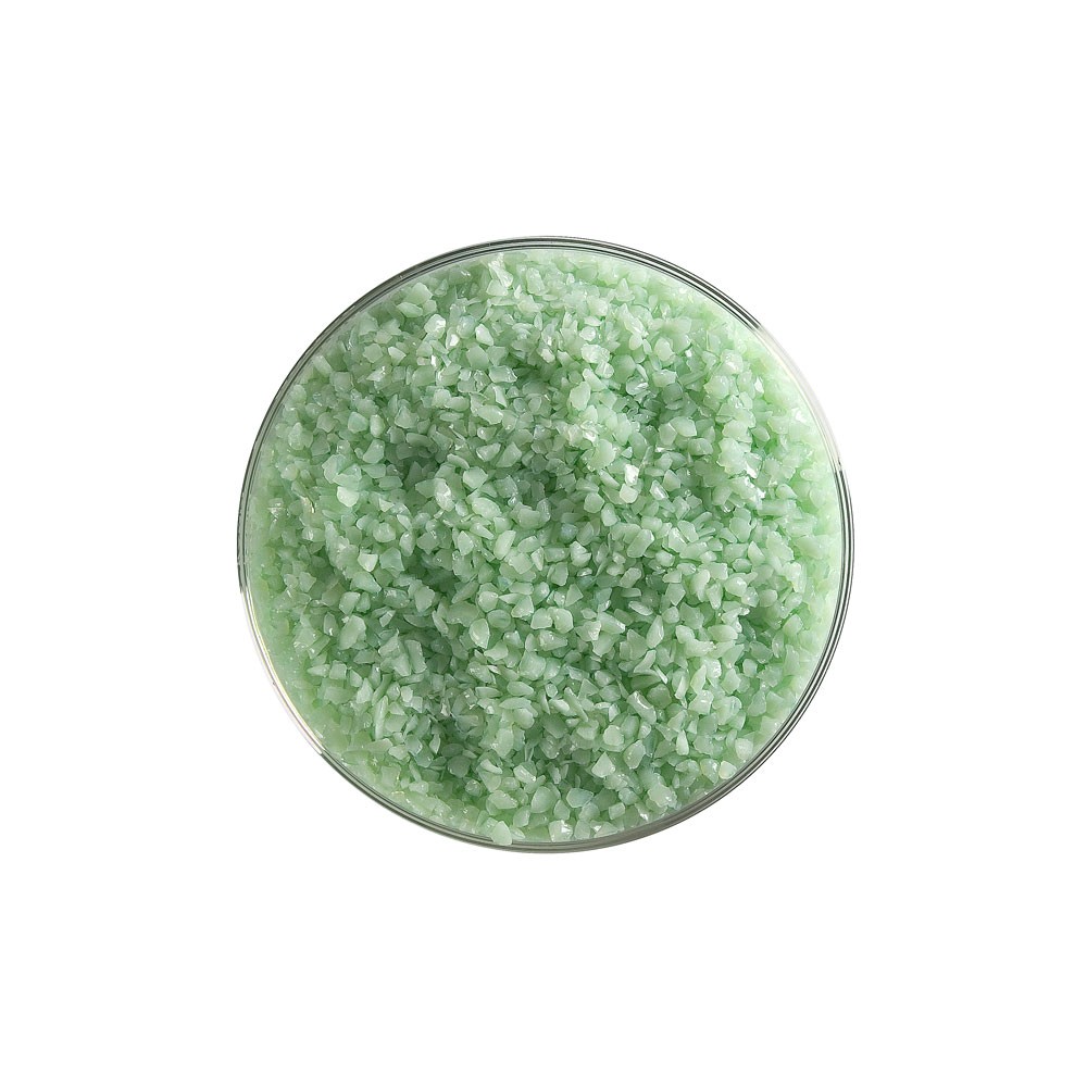 Bullseye Frit - Mint Green - Medium - 450g - Opalescent