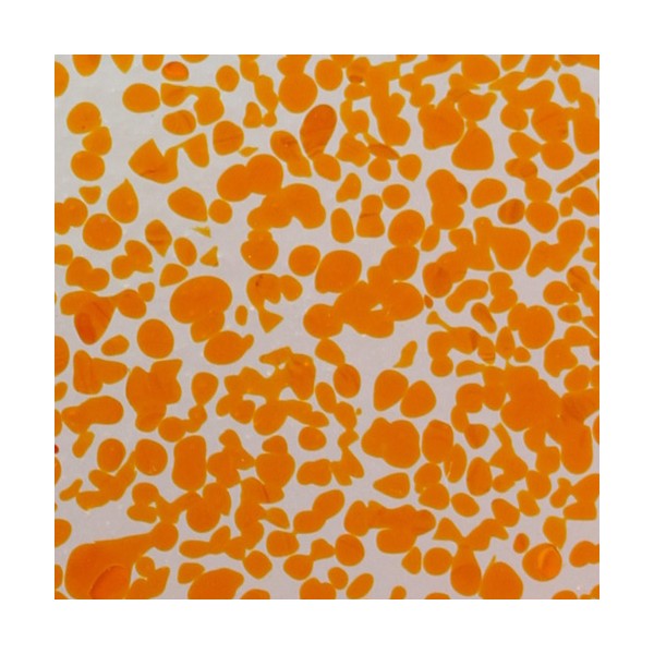 Frit - Opaque Orange - Fine - 1kg - for Float Glass