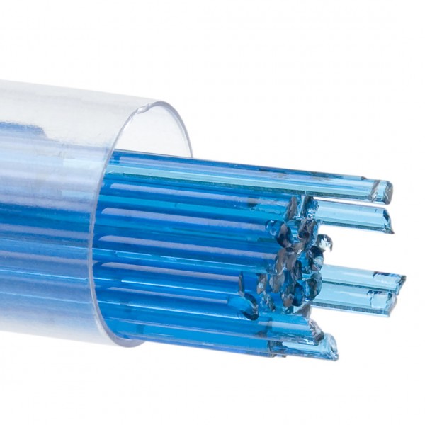 Bullseye Stringer - Turquoise Blue - 2mm - 180g - Transparent