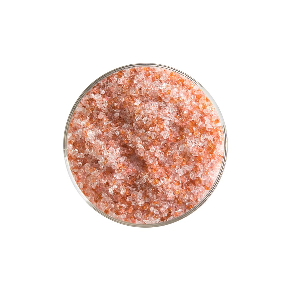 Bullseye Frit - Sunset Coral - Medium - 450g - Transparent