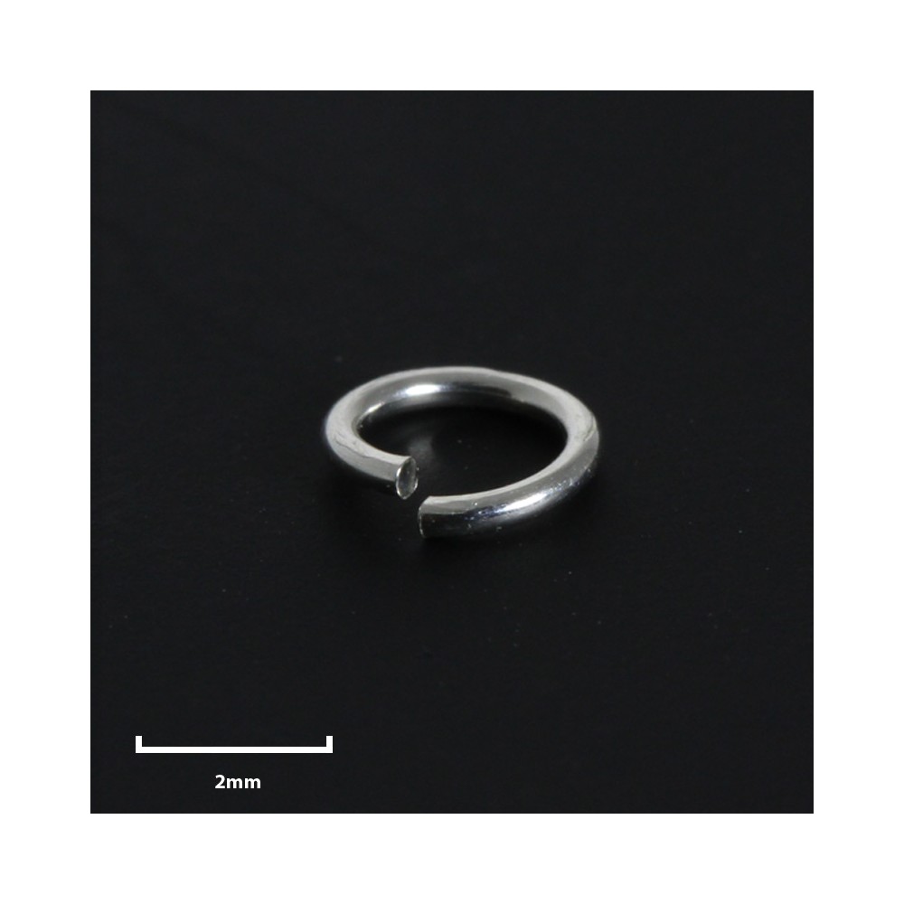 Round Jump Ring - Silver 925 - 3mm - 50pcs