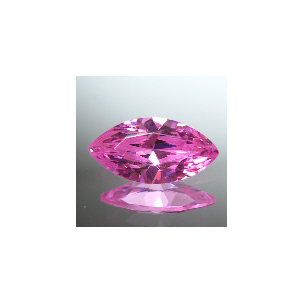 Cubic Zirconia - Pink - Marquise - 5x2.5mm - 5pcs