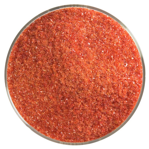 Bullseye Frit - Garnet Red - Fine - 450g - Transparent