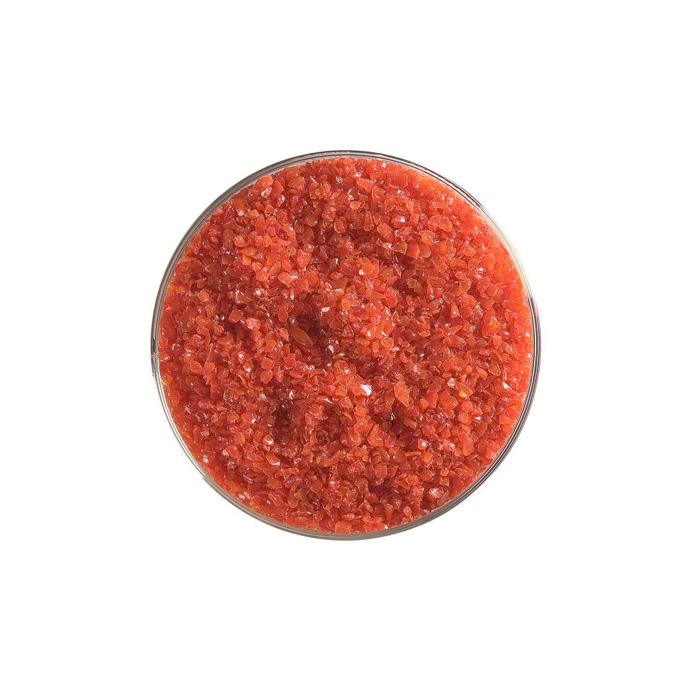 Bullseye Frit - Tomato Red - Medium - 450g - Opalescent
