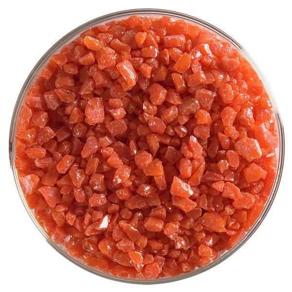 Bullseye Frit - Tomato Red - Coarse - 450g - Opalescent