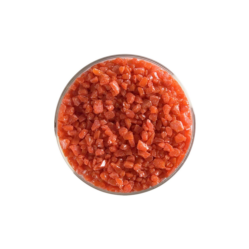 Bullseye Frit - Tomato Red - Coarse - 450g - Opalescent