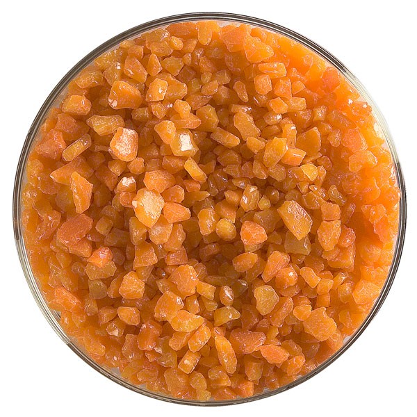 Bullseye Frit - Tangerine Orange - Coarse - 450 Gr - Opalescent