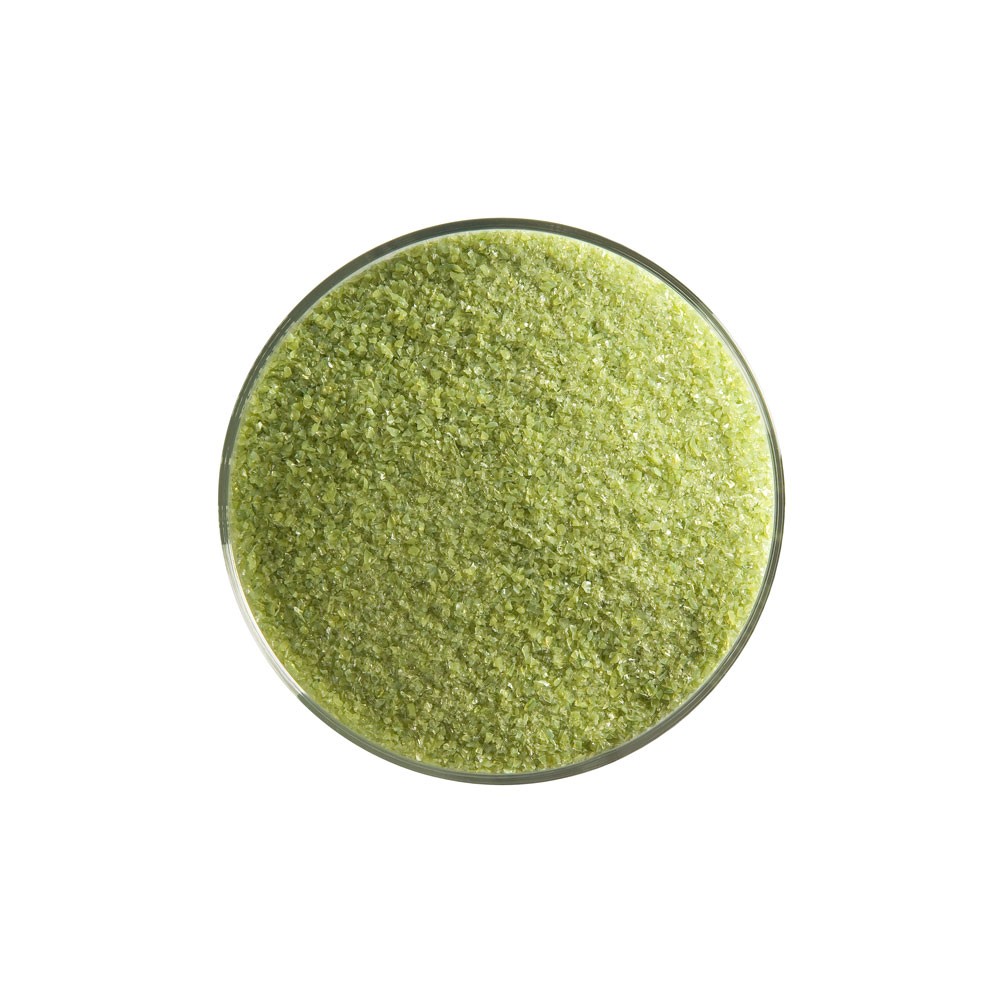 Bullseye Frit - Olive Green - Fine - 450g - Opalescent