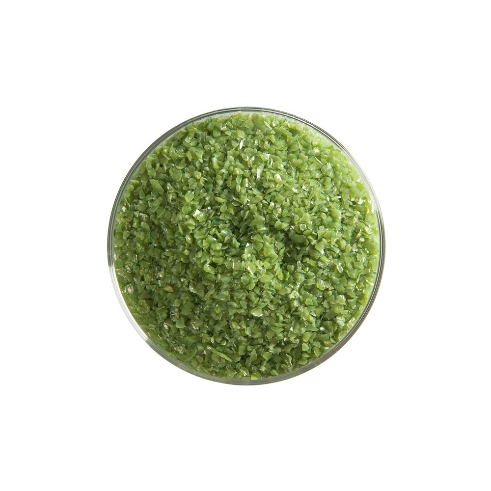 Bullseye Frit - Olive Green - Medium - 450g - Opalescent