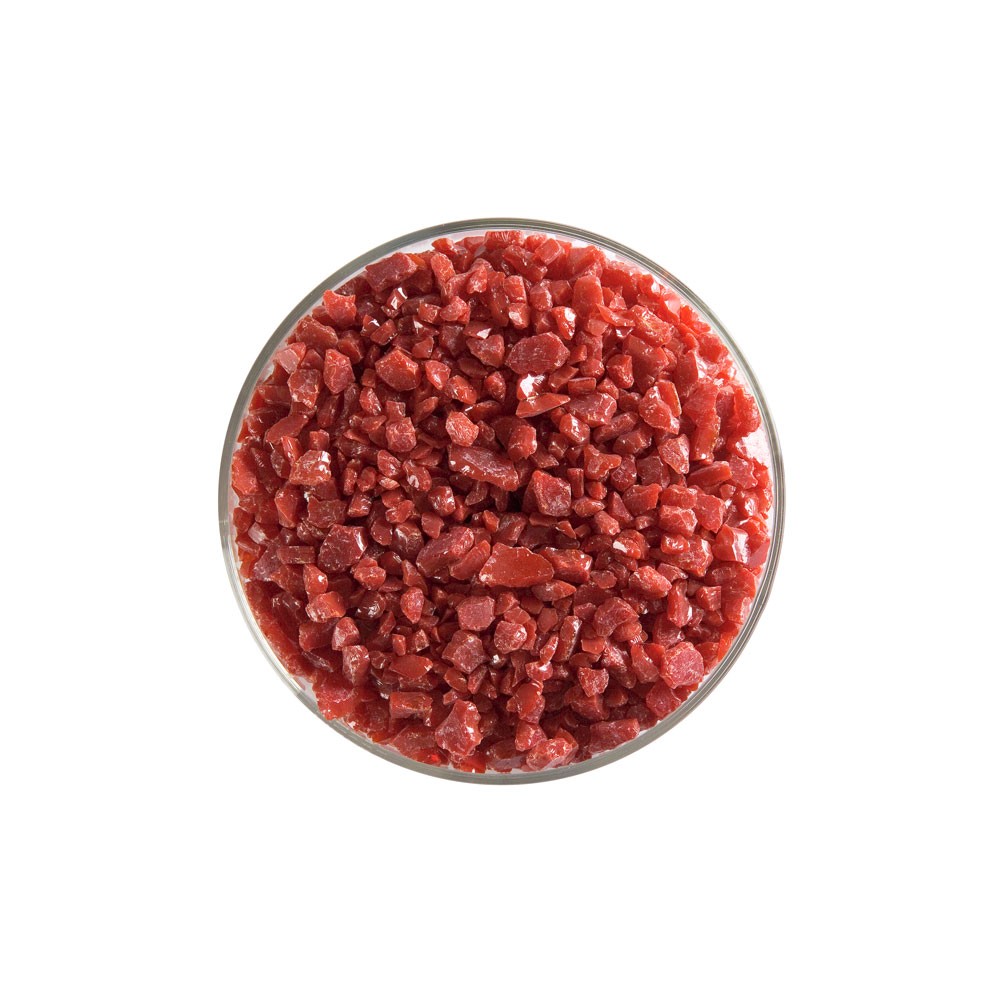 Bullseye Frit - Deep Red - Coarse - 2.25kg - Opalescent