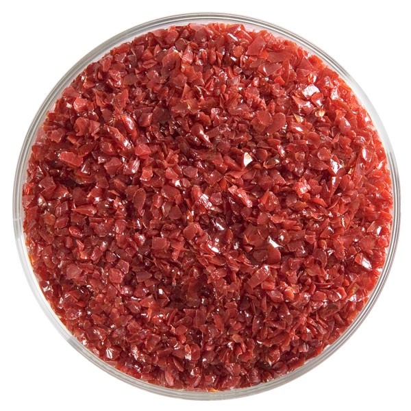 Bullseye Frit - Deep Red - Medium - 450g - Opalescent